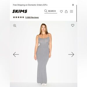 SKIMS Long Slip Dress